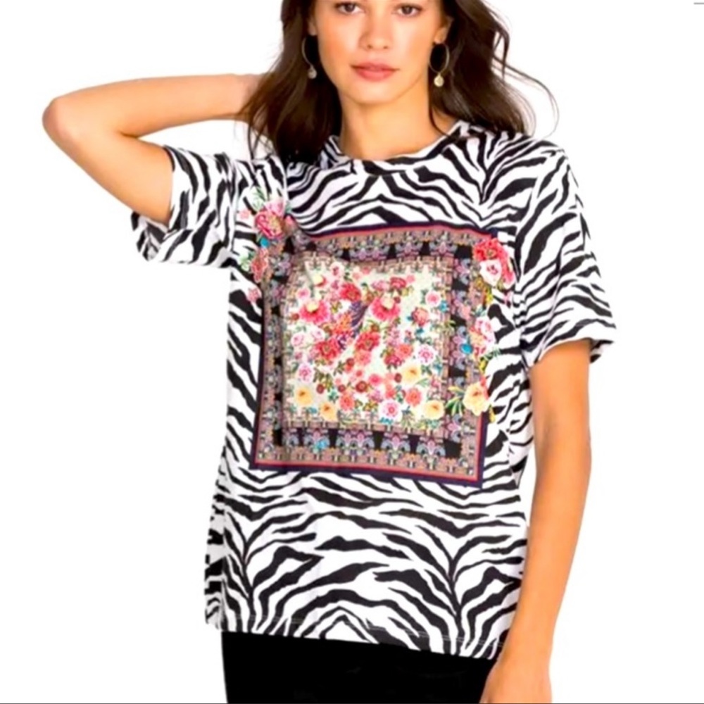 JOHNNY WAS Plume De Paon T-shirt